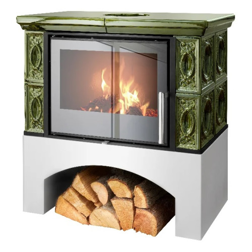 Kachlová kamna ABX Panonie exklusive, Zelená